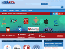 Tablet Screenshot of neparica.com